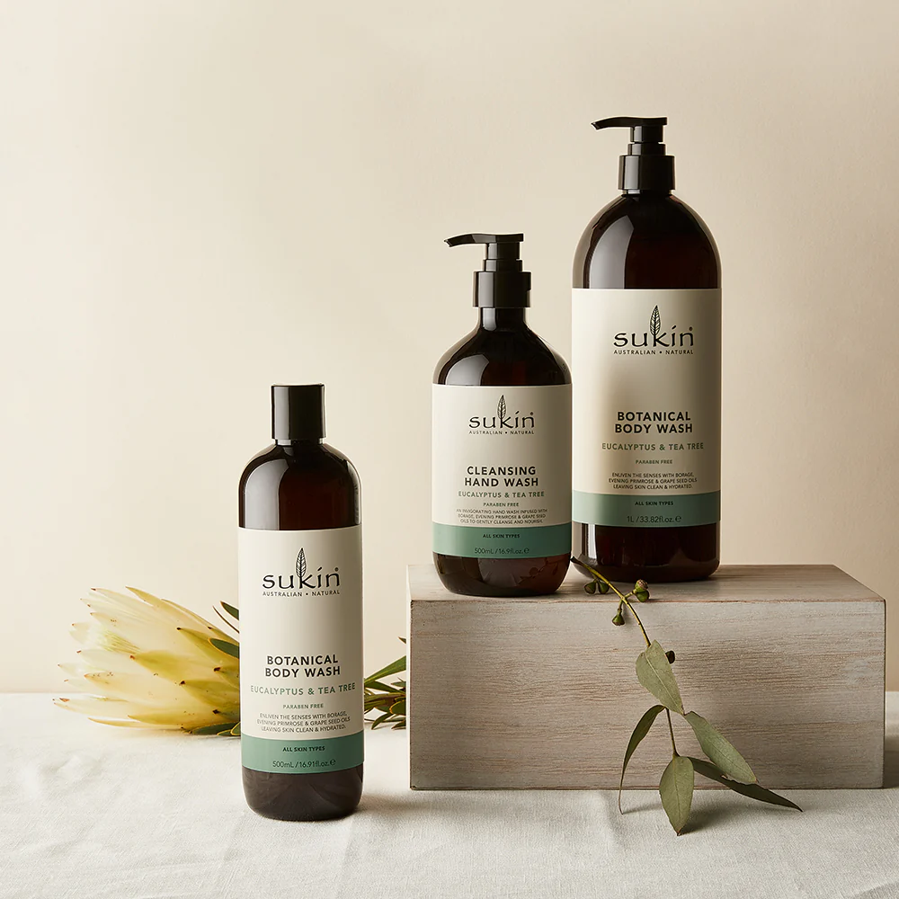 BOTANICAL BODY WASH | EUCALYPTUS & TEA TREE | 1 L - Image 5