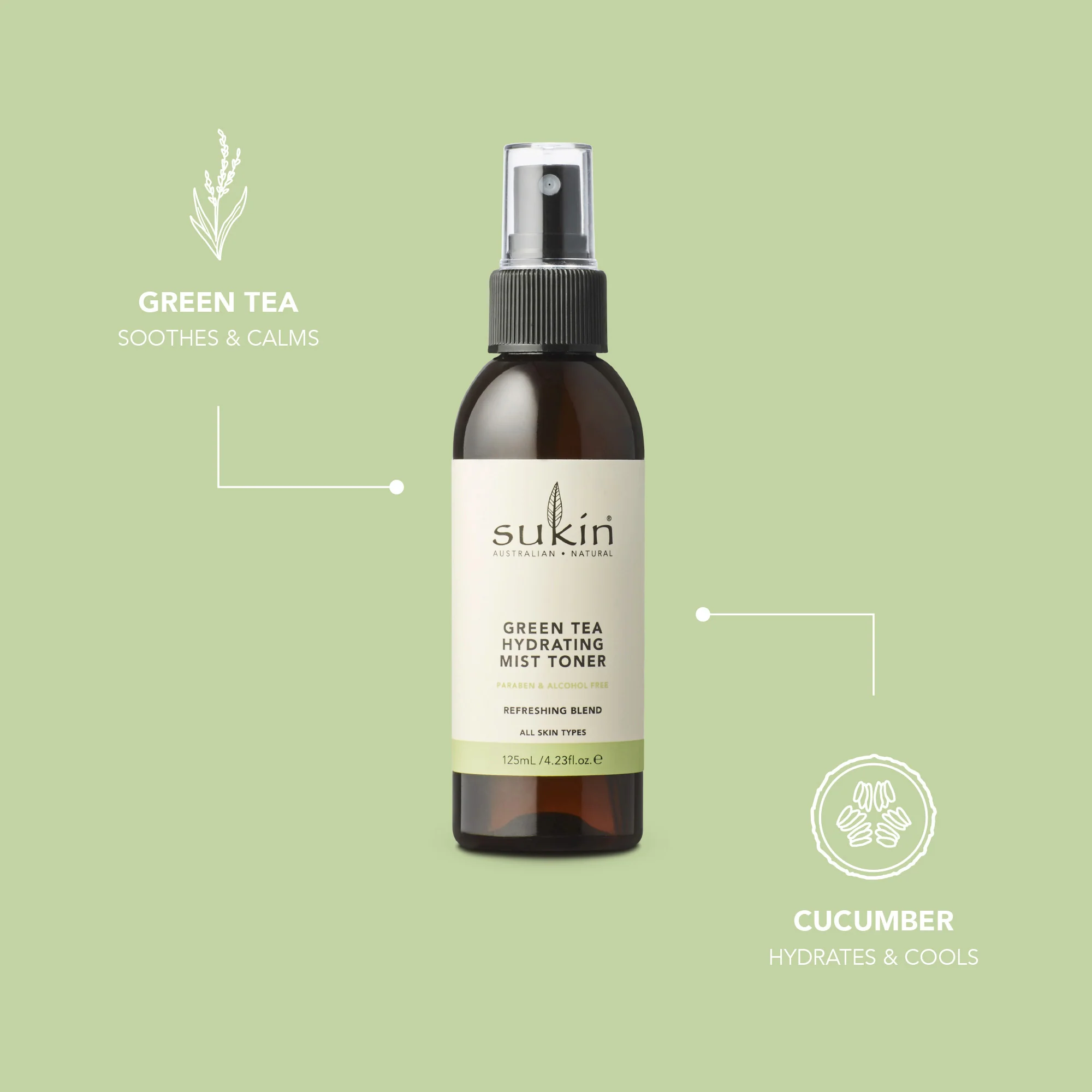 GREEN TEA HYDRATING MIST TONER | SIGNATURE | 125 mL - Image 4