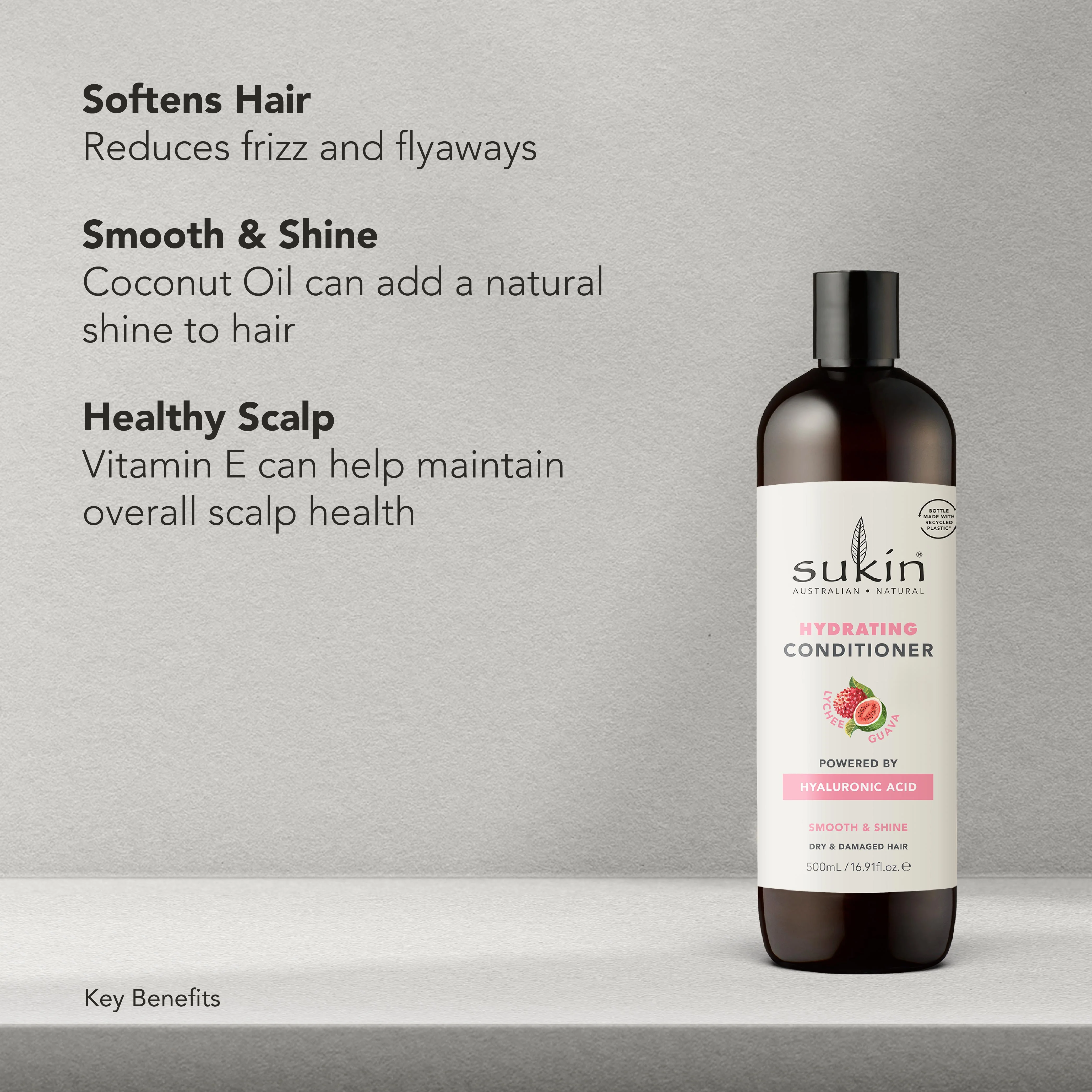 LYCHEE HYDRATING CONDITIONER| FRUITY HAIRCARE | 500ML - Image 3