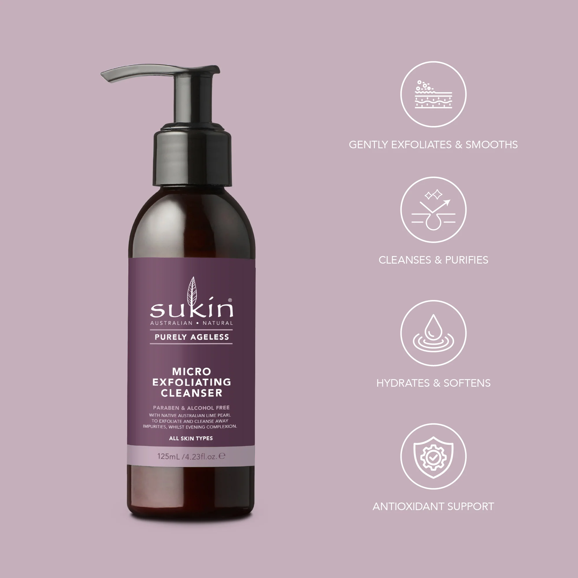MICRO EXFOLIATING CLEANSER | PURELY AGELESS | 125 ML - Image 3
