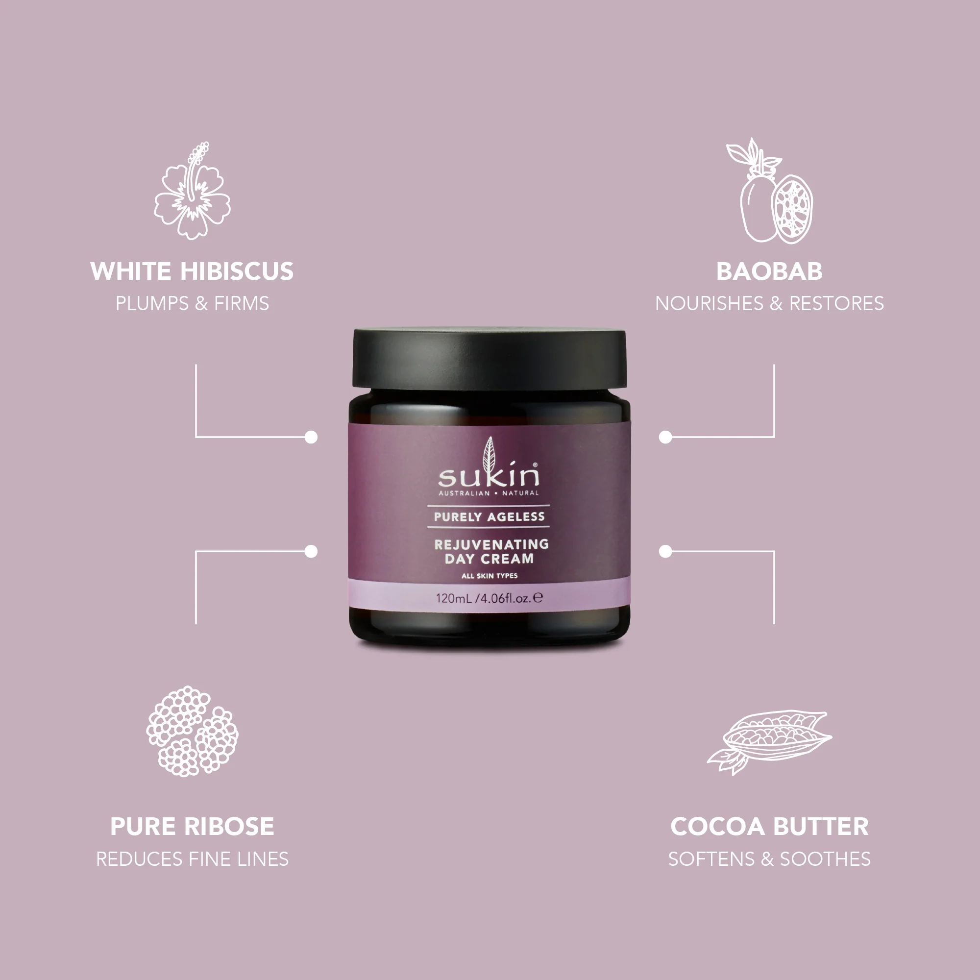 REJUVENATING DAY CREAM | PURELY AGELESS | 120 mL - Image 3