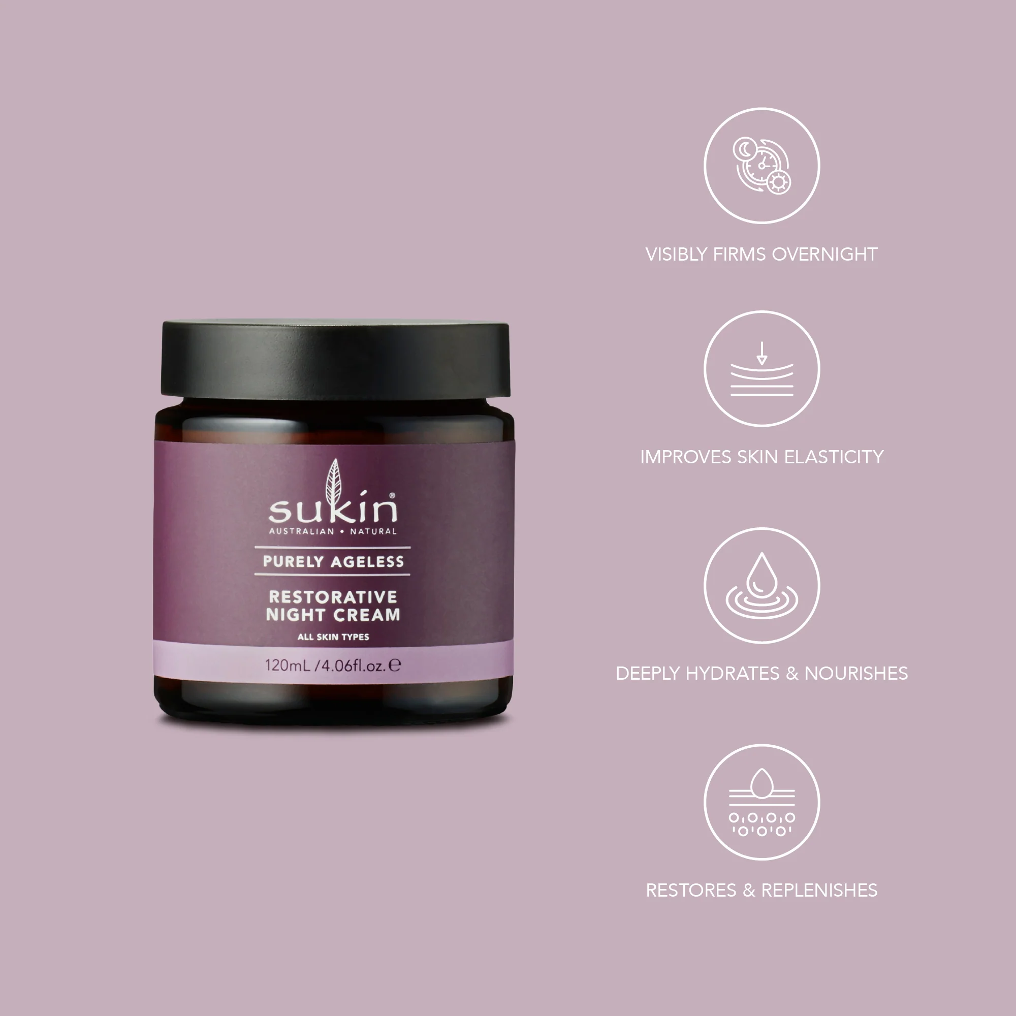 RESTORATIVE NIGHT CREAM | PURELY AGELESS | 120 mL - Image 4