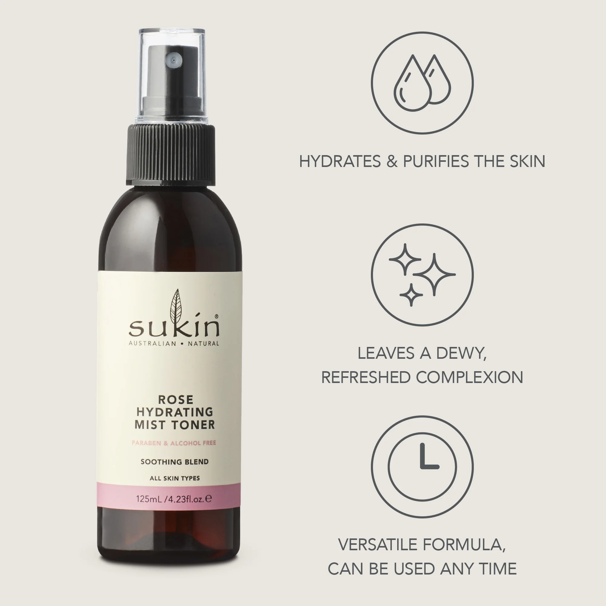 ROSE HYDRATING MIST TONER | SIGNATURE | 125 mL - Image 4