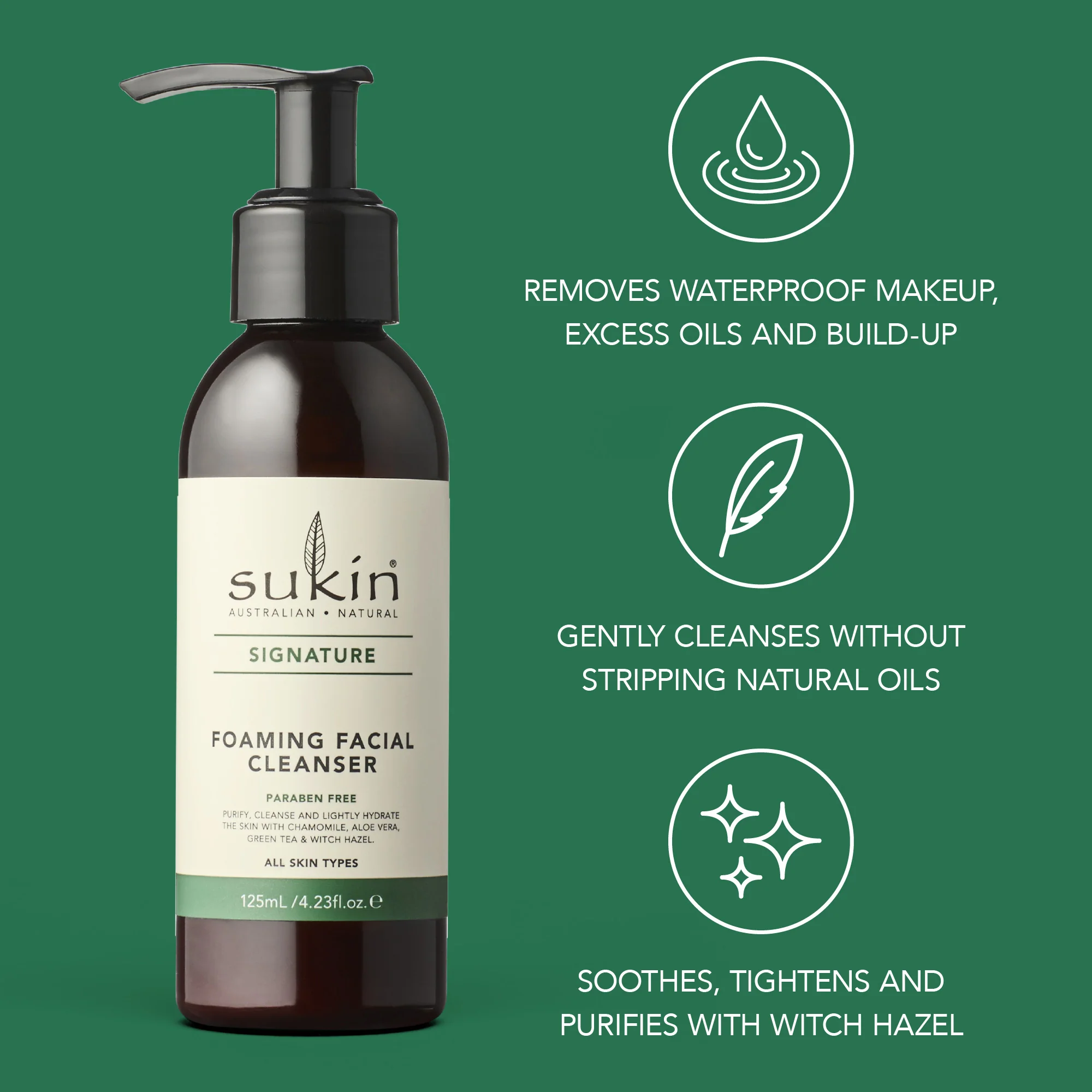 FOAMING FACIAL CLEANSER PUMP | SIGNATURE | 125 mL - Image 4