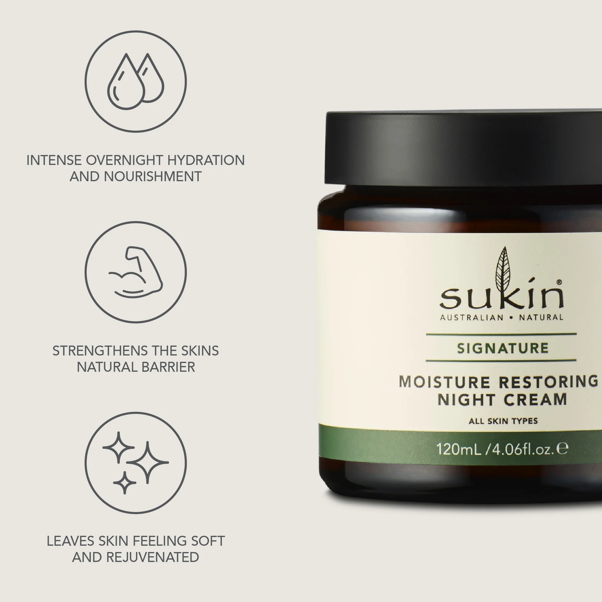 MOISTURE RESTORING NIGHT CREAM | SIGNATURE | 120 mL - Image 5