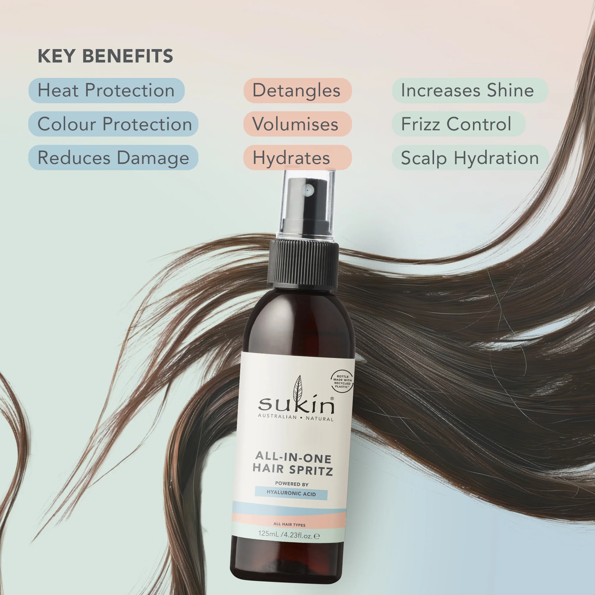 SUKIN ALL-IN-ONE HAIR SPRITZ 250mL - Image 4