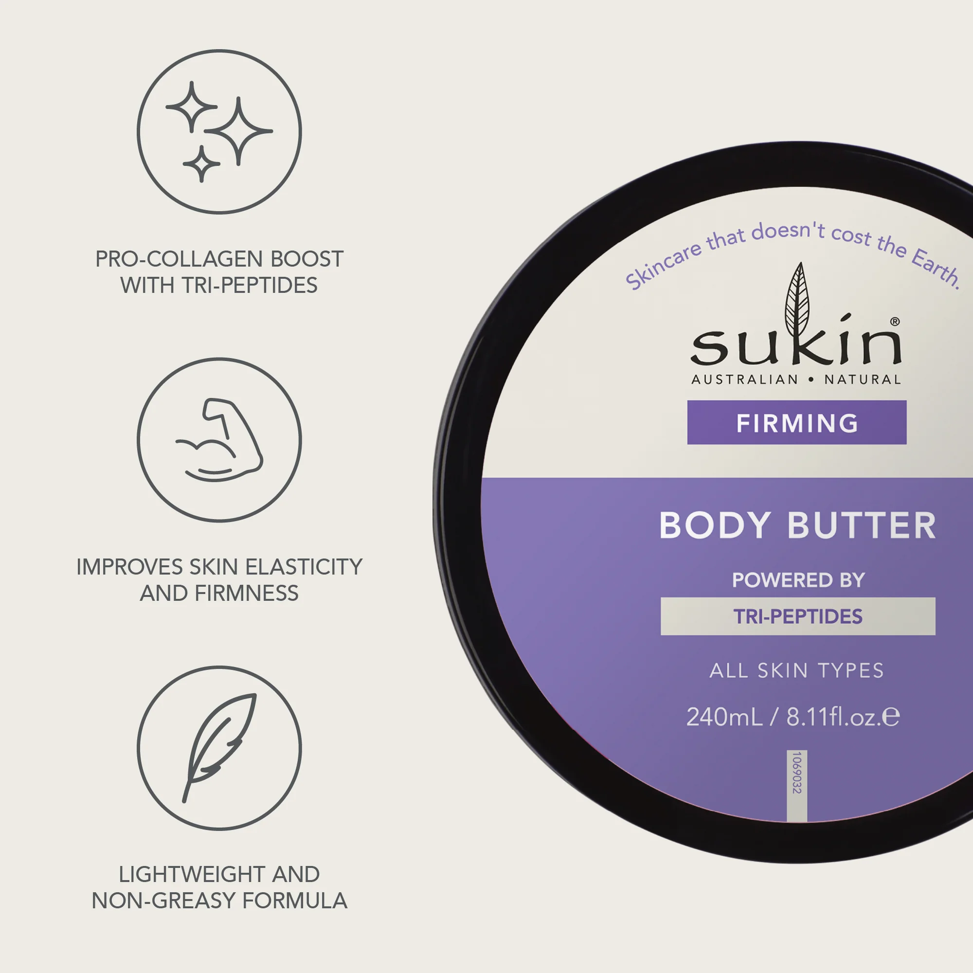 SUKIN FIRMING BODY BUTTER | 240ML - Image 4