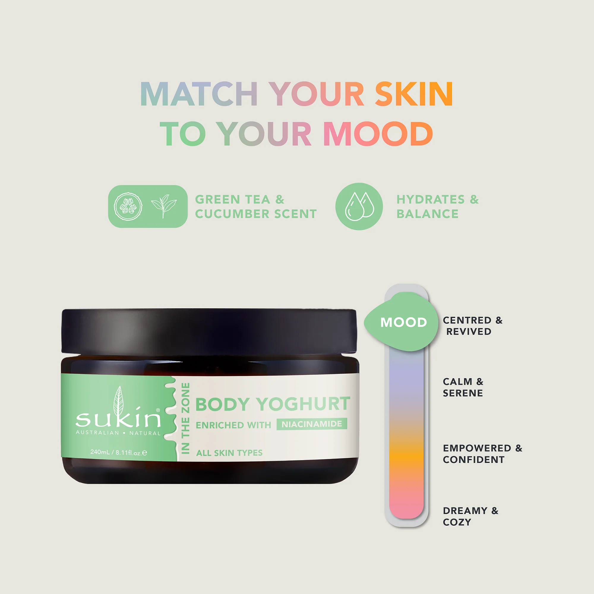 SUKIN IN THE ZONE BODY YOGHURT | 240mL - Image 4