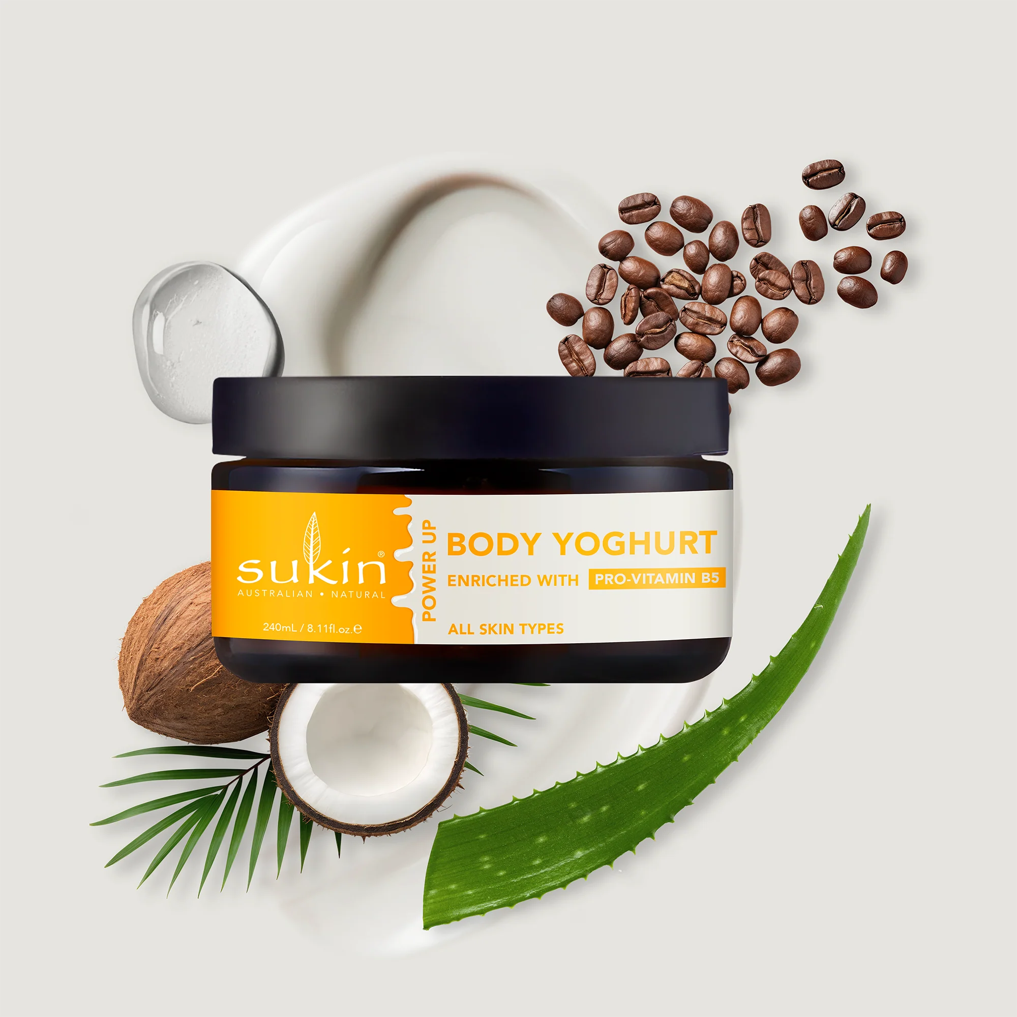 SUKIN POWER UP BODY YOGHURT | 240mL - Image 3