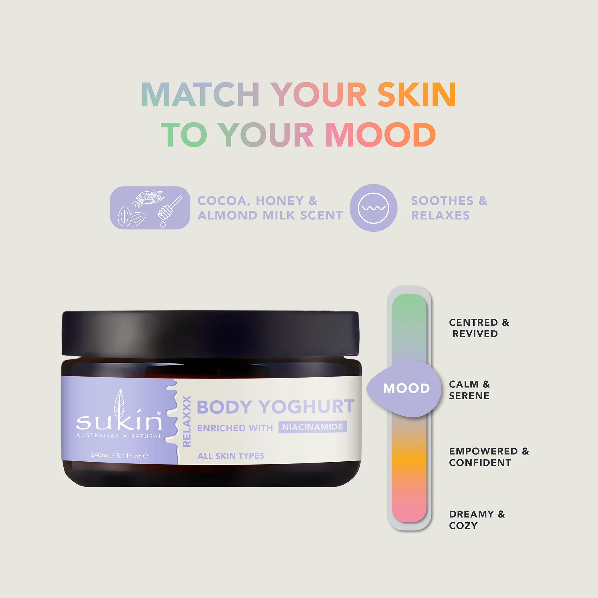 SUKIN RELAXXX BODY YOGHURT | 240mL - Image 5