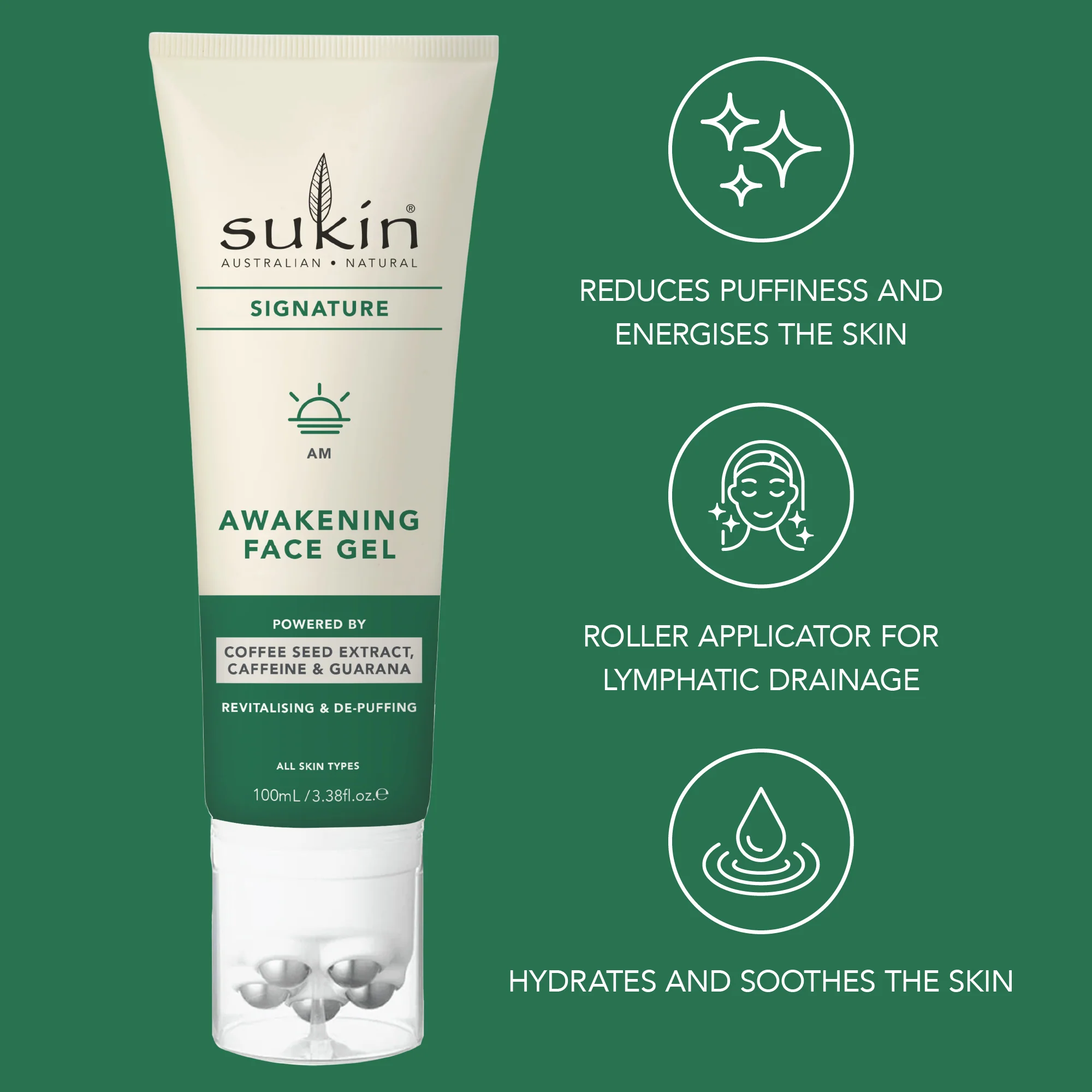 SUKIN SIGNATURE AWAKENING FACE GEL | 100ML - Image 4