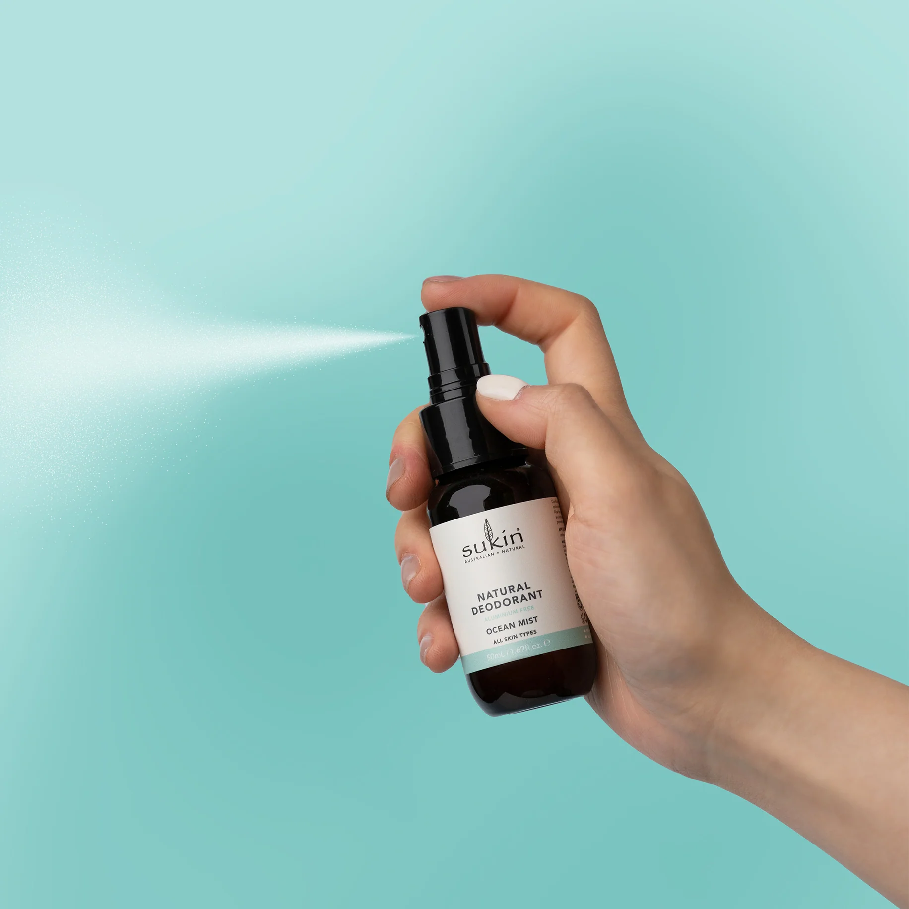 NATURAL DEODORANT OCEAN MIST | 50ML - TRAVEL SIZE - Image 4
