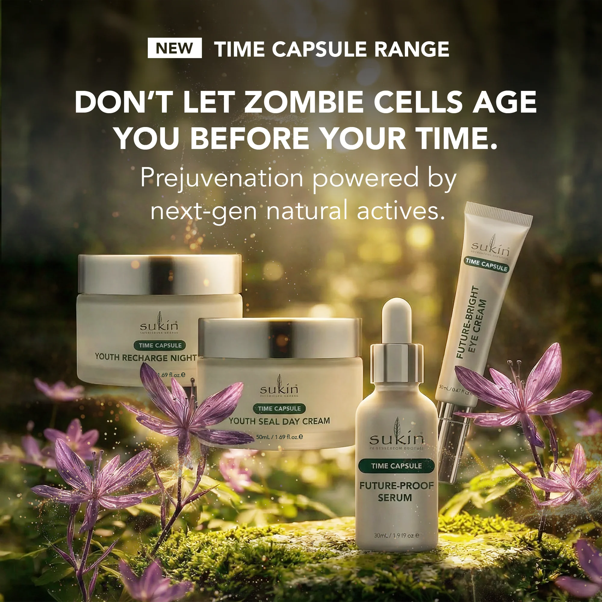 SUKIN TIME CAPSULE YOUTH RECHARGE NIGHT CREAM 50ML - Image 6