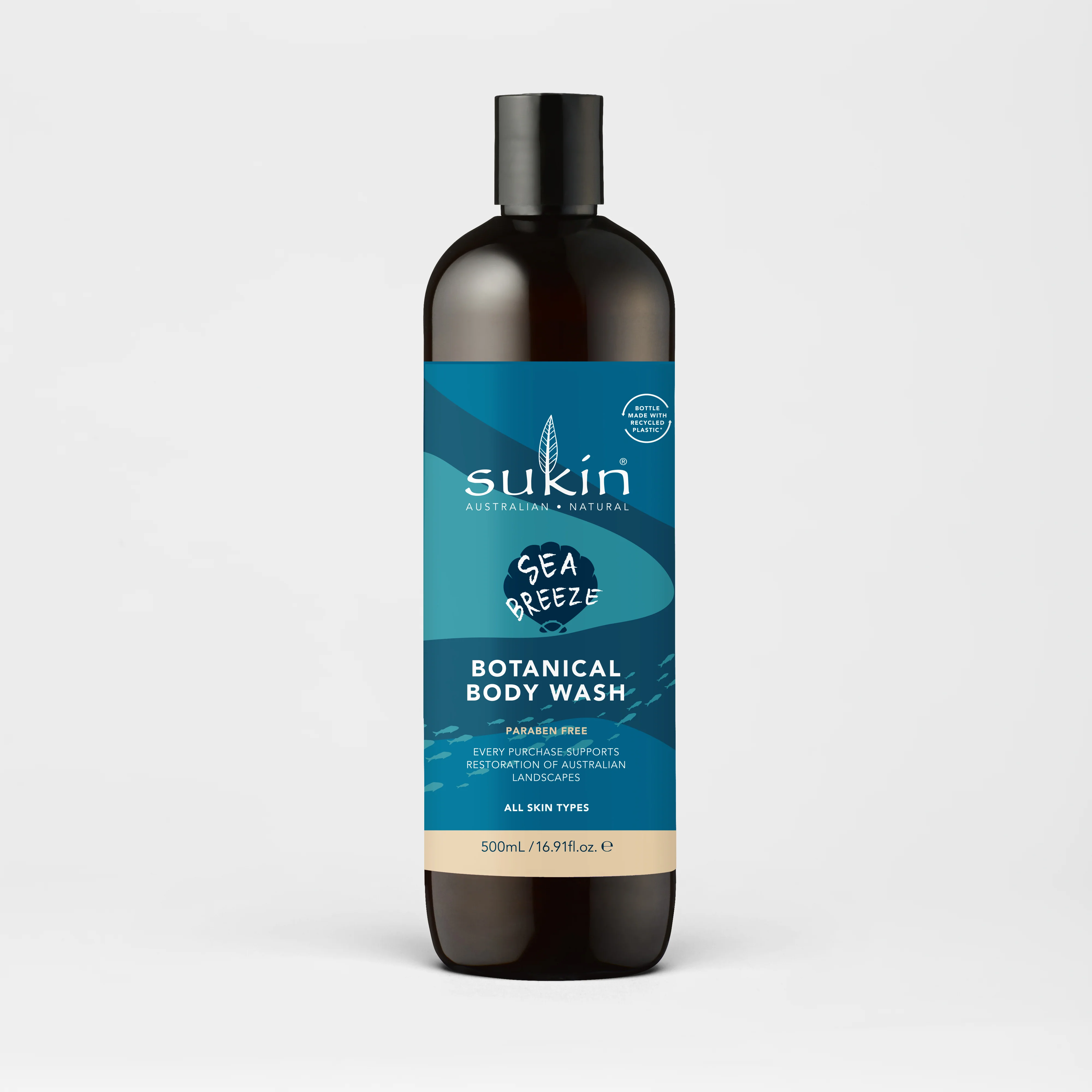 SUKIN X SEA BREEZE BOTANICAL BODY WASH | 500 mL